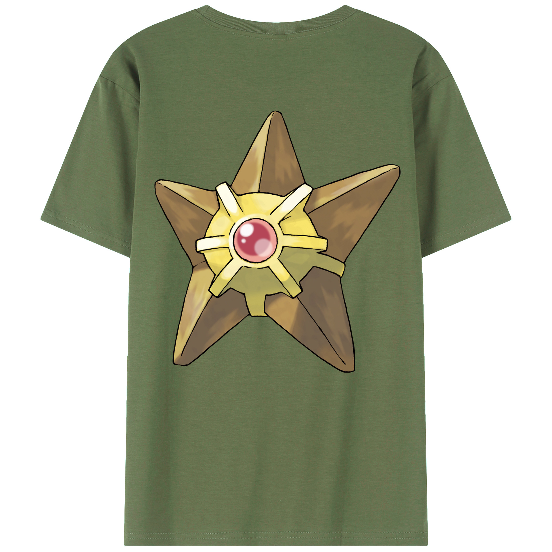 （画像用） ポケットモンスター Pokémon 綿100％ メンズ半袖Tシャツ（バックプリント） 通気性